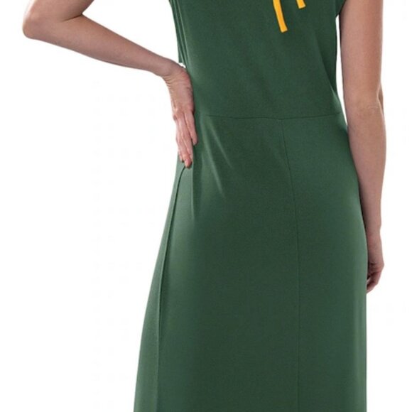 FANATICS MAXI DRESS GREEN - Picture 1 of 4
